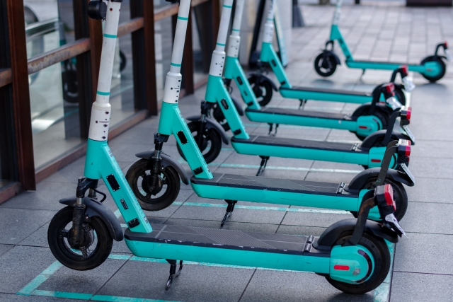 電動モビリティの駐機場（ポート）